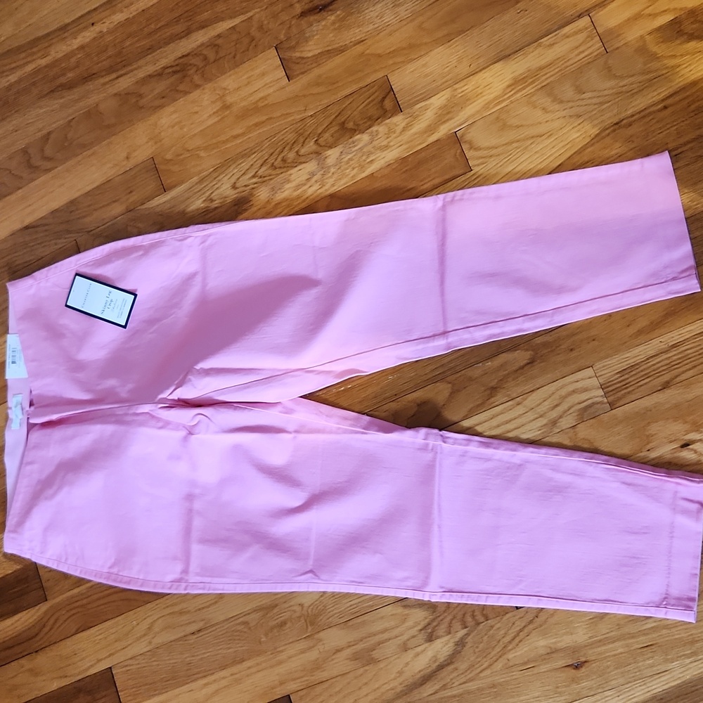 Charter Club Skinny Leg Pink Crop Capri Pants NWT Size 10